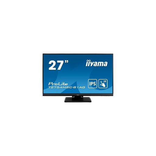 27" Монитор Iiyama Touch T2754MSC-B1AG, 1920x1080, IPS, 1хHDMI, черный фото 1