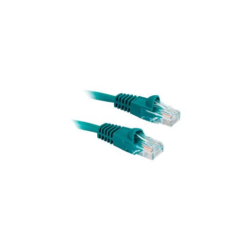 Патч-корд Buro литой (molded), UTP, кат.5E, 5м, 4 пары, 26AWG, алюминий омедненный, многожильный, зеленый фото 1