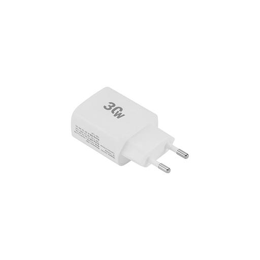 Сетевое зарядное устройство Digma DGW3D, USB-A, USB-C, 30Вт, 3A, белый [dgw3d0f110wh] фото 1