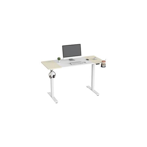 Стол компьютерный Cactus CS-EDL-WWD, с регулировкой высоты, МДФ, белый фото 1