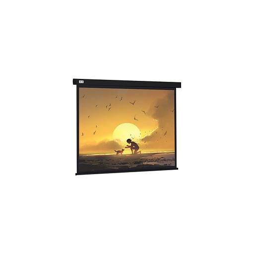 Экран Cactus Wallscreen CS-PSW-150X150-BK, 150х150 см, 1:1, настенно-потолочный черный фото 1