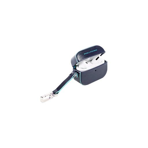 Чехол для наушников Piquadro Blue Square AC5308B2/BLU2 синий кожа натуральная фото 1