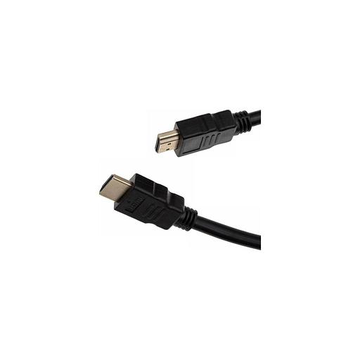 Кабель аудио-видео Cactus CS-HDMI.1.4-1, HDMI (m) - HDMI (m), ver 1.4, 1м, GOLD, черный фото 1