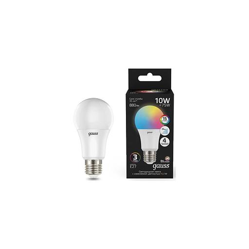 Лампа LED GAUSS E27, груша, 10Вт, 102102410, одна шт. фото 1