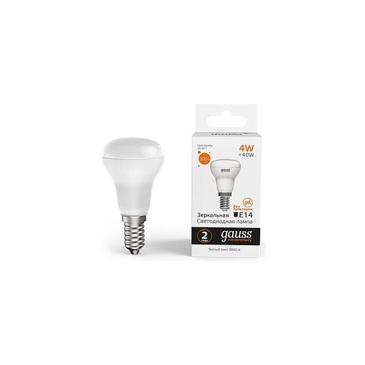 Упаковка ламп LED GAUSS E14, рефлектор, 4Вт, 63114, 10 шт. фото 1