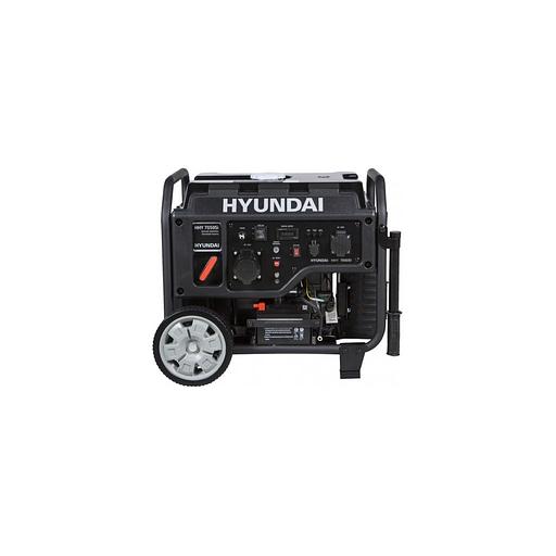 Бензиновый генератор Hyundai HHY 7050Si, 220 В, 5.5кВт, на колёсах фото 1