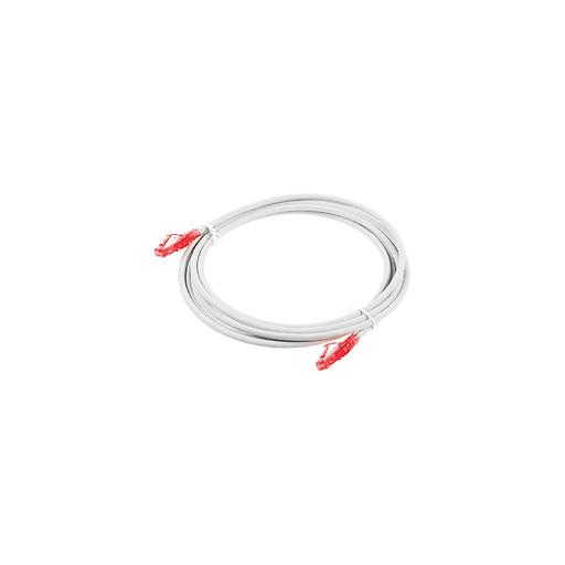 Патч-корд Hyperline PC-LPM-UTP-RJ45-RJ45-C5E-3M-LSZH-GY, вилка RJ-45, вилка RJ-45, кат.5E, LSZH, 3м, серый фото 1