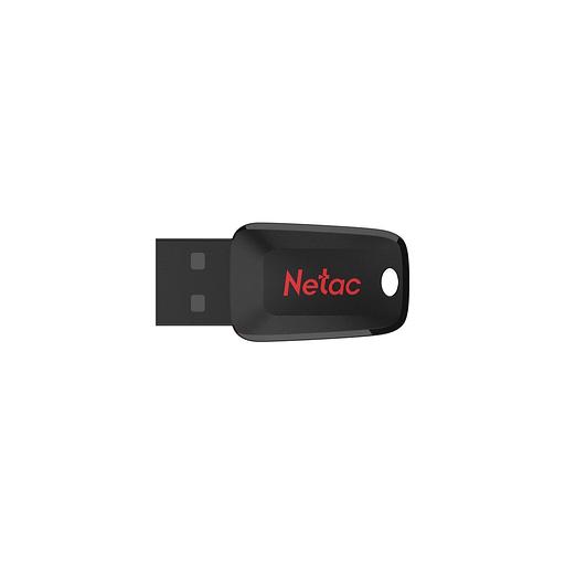 Флешка USB NETAC U197 64ГБ, USB2.0, черный и красный [nt03u197n-064g-20bk] фото 1