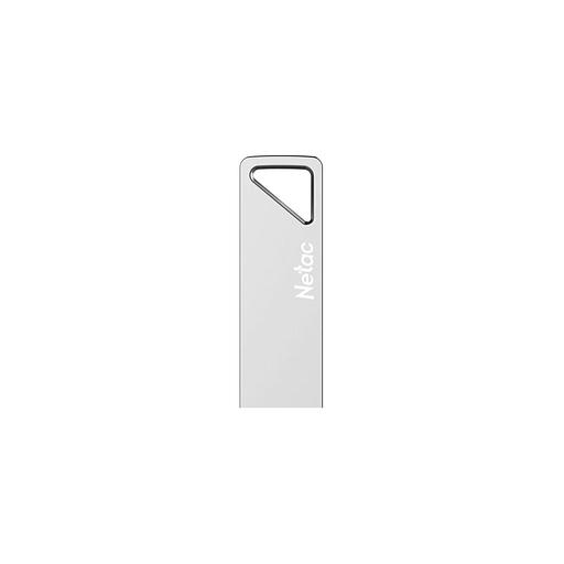Флешка USB NETAC U326 32ГБ, USB2.0, серебристый [nt03u326n-032g-20pn] фото 1