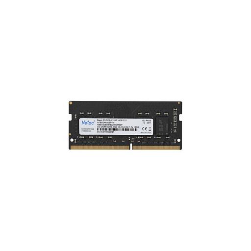 Оперативная память NETAC Basic NTBSD4N32SP-16 DDR4 - 1x 16ГБ 3200МГц, для ноутбуков (SO-DIMM), Ret фото 1