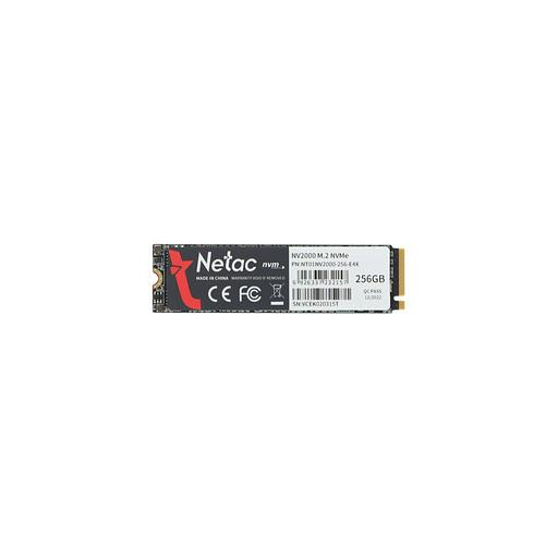 SSD накопитель NETAC NV2000 NT01NV2000-256-E4X 256ГБ, M.2 2280, PCIe 3.0 x4, NVMe, M.2 фото 1