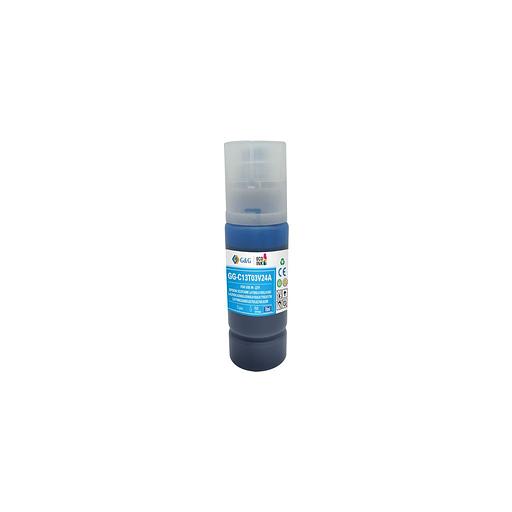 Чернила G&G GG-C13T03V24A 101C, для Epson, 70мл, голубой фото 1