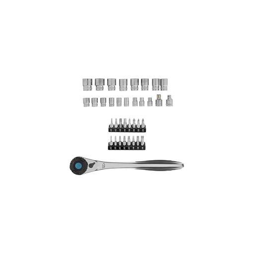 Набор торцевых головок GROSS 14144 в компл.:36 предметов жесткий кейс, набор головок фото 1