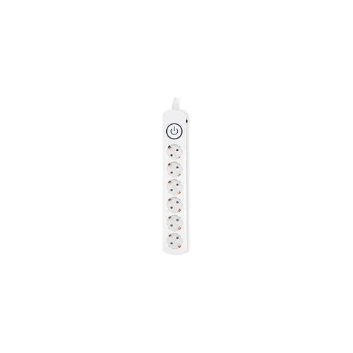 Сетевой фильтр Ippon BK-6-EU-5-10-W, 5м, белый фото 1