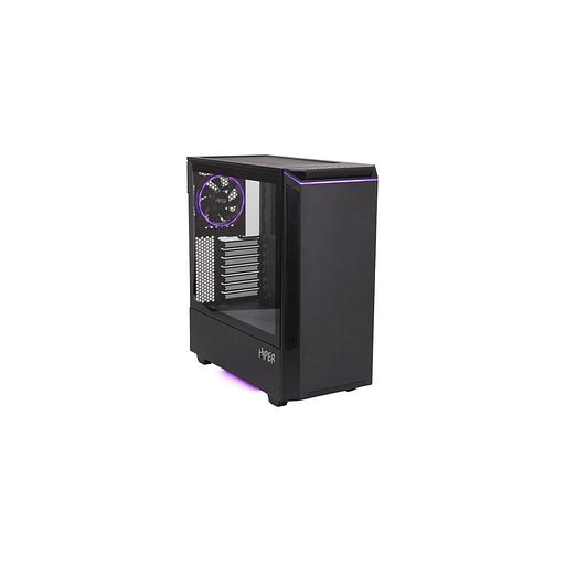 Корпус ATX HIPER PB81, Midi-Tower, без БП, черный фото 1