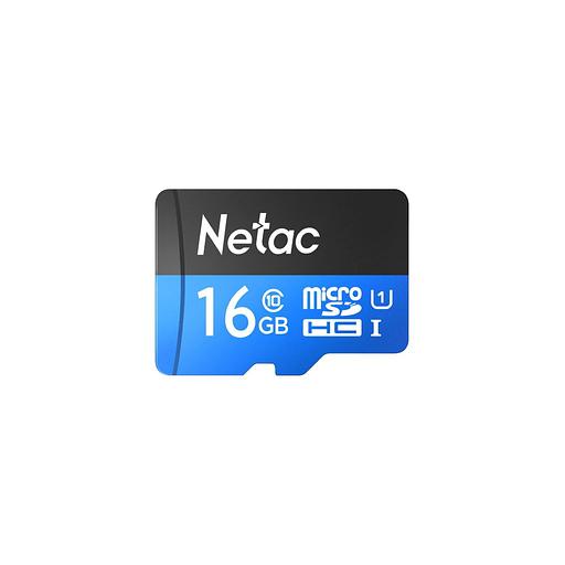 Карта памяти microSDHC UHS-I U1 NETAC P500 16 ГБ, 80 МБ/с, Class 10, NT02P500STN-016G-R, 1 шт., переходник SD фото 1