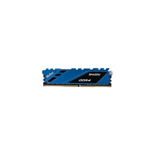 Оперативная память NETAC Shadow NTSDD4P32SP-16B DDR4 - 1x 16ГБ 3200МГц, DIMM, Blue, Ret фото 1
