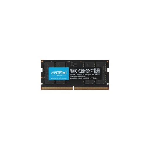 Оперативная память Crucial CT32G48C40S5 DDR5 - 1x 32ГБ 4800МГц, для ноутбуков (SO-DIMM), Ret фото 1
