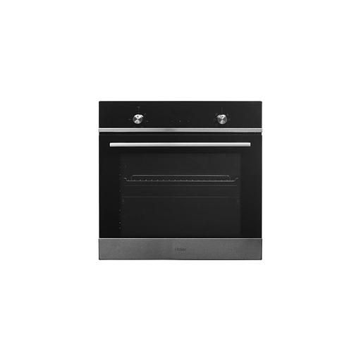 Духовой шкаф HAIER HOX-P06HGBX, черное стекло/нержавеющая сталь фото 1