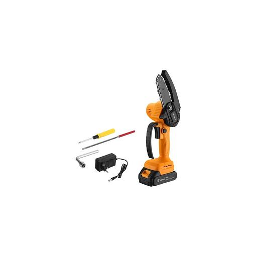 Цепная пила DEKO DKCHS 20-4, аккумуляторная, 20В, 2Ач, с двумя аккумуляторами [063-4308] фото 1