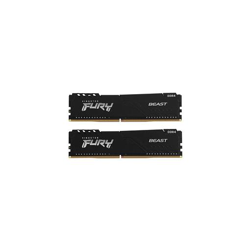 Оперативная память Kingston Fury Beast Black KF432C16BBK2/16-SP DDR4 - 2x 8ГБ 3200МГц, DIMM, Ret фото 1