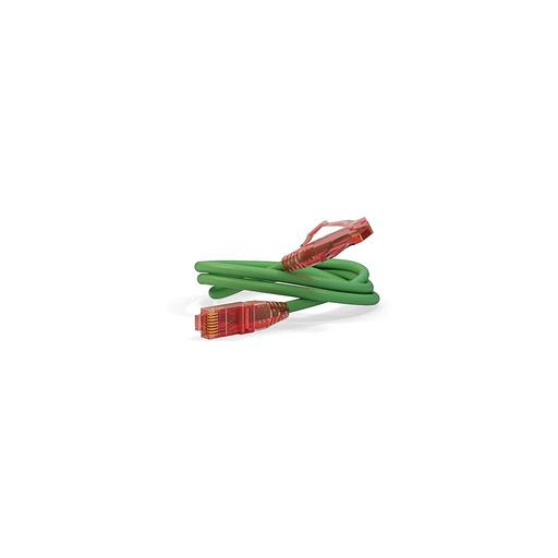 Патч-корд Hyperline PC-LPM-UTP-RJ45-RJ45-C5e-1.5M-LSZH-GN, вилка RJ-45, вилка RJ-45, кат.5E, LSZH, 1.5м, зеленый фото 1
