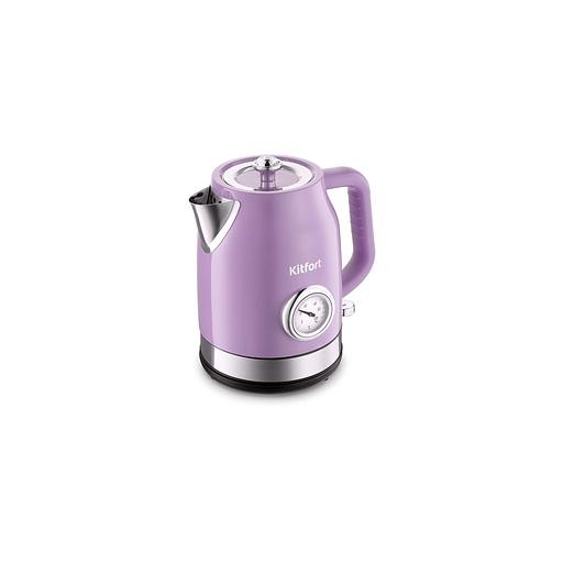 Чайник электрический KitFort КТ-6147-1, 2200Вт, лавандовый фото 1
