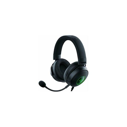 Гарнитура игровая Razer Kraken V3 HyperSense, для компьютера и игровых консолей, мониторные, проводные, черный [rz04-03770100-r3m1] фото 1