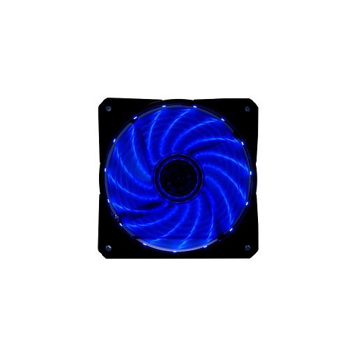 Вентилятор Digma DFAN-LED-BLUE 120мм, 3-pin, от БП:4-pin (Molex), 1200об/мин, 23 дБ, RGB, черный, Ret фото 1