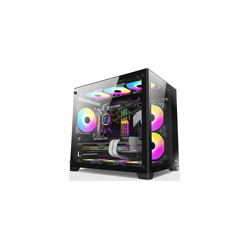 Корпус mATX Formula Crystal Z5 TG, Mini-Tower, без БП, черный фото 1