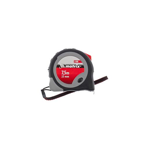 Рулетка строительная MATRIX Continuous fixation, 7.5м x 25мм [31090 ] фото 1