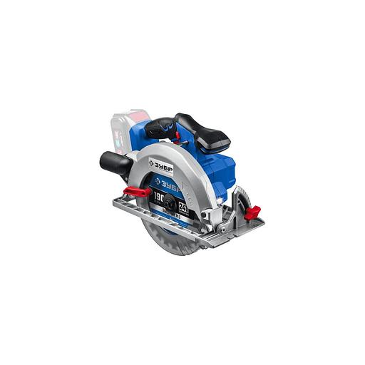 Циркулярная пила Зубр CPB-190, 200мм, аккумуляторная, 20В, без АКБ, без ЗУ фото 1