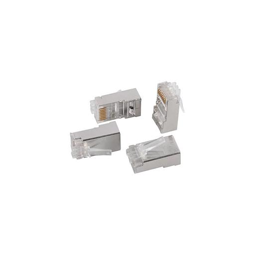 Коннектор ITK CS3-1C5EF FTP кат.5E RJ45 прозрачный фото 1