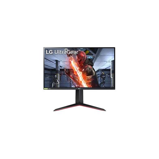 27" Монитор LG UltraGear 27GN650-B, 1920x1080, IPS, 144Гц, 2хHDMI, 1хDP, черный/красный [27gn650-b.aruz] фото 1