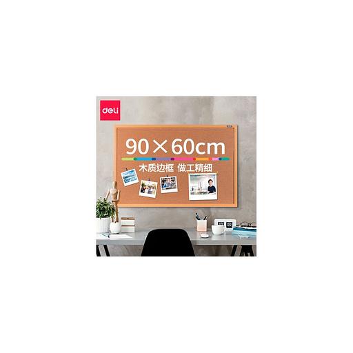 Доска пробковая Deli 8764 желтый 60x90см фото 1