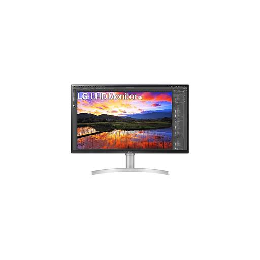 31.5" Монитор LG 32UN650-W, 3840x2160, IPS, 2хHDMI, 1хDP, белый [32un650-w.aruz] фото 1