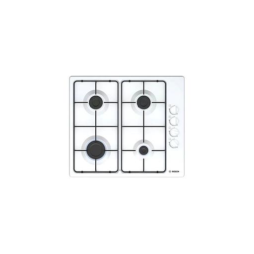 Газовая варочная панель Bosch PBP6C2B82O, 4 конфорки, эмалированная сталь, белый фото 1