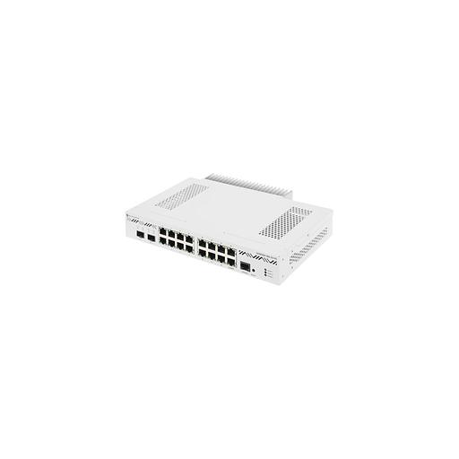 Маршрутизатор MIKROTIK CCR2004-16G-2S+PC, 16 LAN, 2xSFP+, белый фото 1