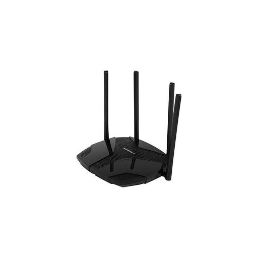 Wi-Fi роутер MERCUSYS MR80X, Wi-Fi 6, AX3000, 2.4/5ГГц, 3 LAN, черный фото 1