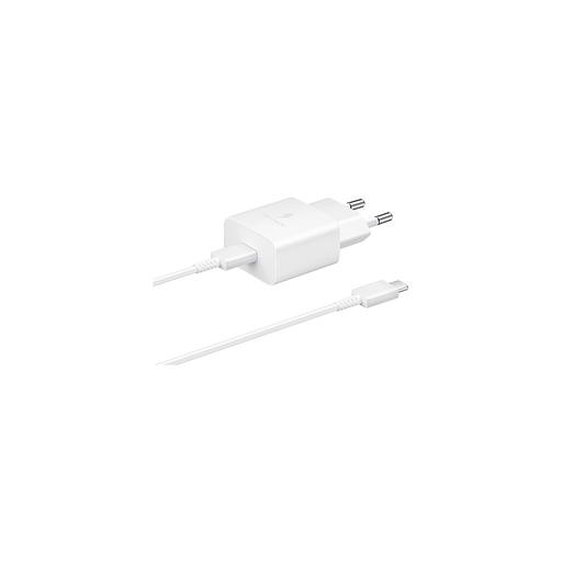 Сетевое зарядное устройство Samsung EP-T1510, USB-C, USB-C, 15Вт, 2A, белый [ep-t1510xwegeu] фото 1