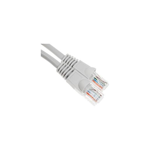 Патч-корд Buro литой (molded), UTP, кат.5E, 0.25м, 4 пары, 26AWG, алюминий омедненный, многожильный, серый фото 1