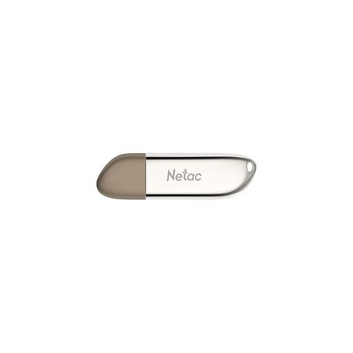 Флешка USB NETAC U352 128ГБ, USB3.0, серебристый [nt03u352n-128g-30pn] фото 1
