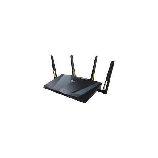 Wi-Fi роутер ASUS RT-AX88U PRO, Wi-Fi 6, AX6000, 2.4/5ГГц, 5 LAN, 1xUSB, черный фото 1