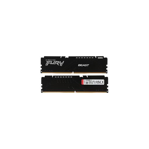Оперативная память Kingston Fury Beast KF560C36BBEK2-16 DDR5 - 2x 8ГБ 6000МГц, DIMM, Ret фото 1