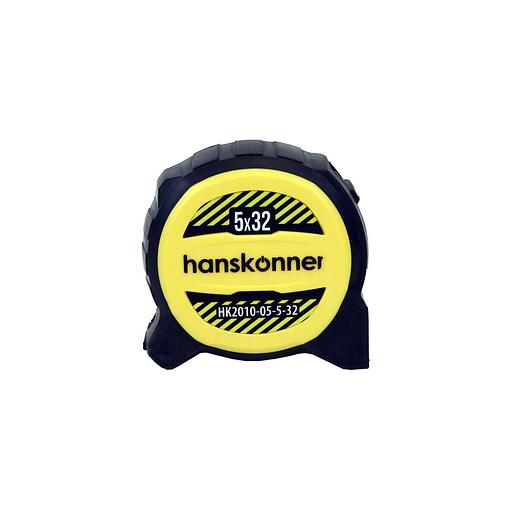 Рулетка строительная HANSKONNER HK2010-05-5-32, 5м x 32мм, с магнитным зацепом фото 1