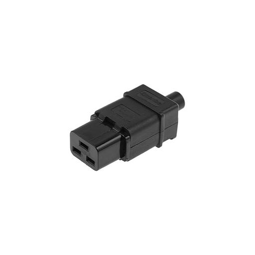 Вилка Hyperline (CON-IEC320C19) (упак.:1шт) фото 1