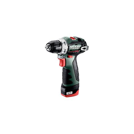 Дрель-шуруповерт METABO PowerMaxx BS BL, 2Ач, с двумя аккумуляторами [601721500] фото 1
