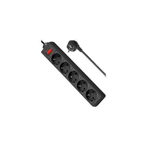 Сетевой фильтр Defender ES, 3м, черный [99485] фото 1