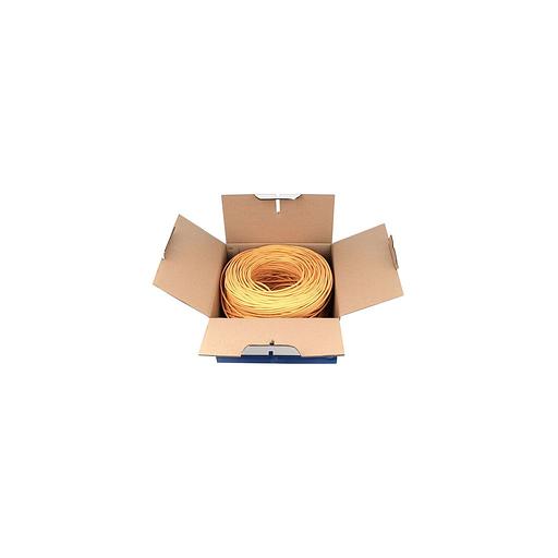 Кабель SKYNET CSL-FTP-LSZH-4-CU FTP, кат.5E, 305м, 4 пары, медь, одножильный, оранжевый фото 1