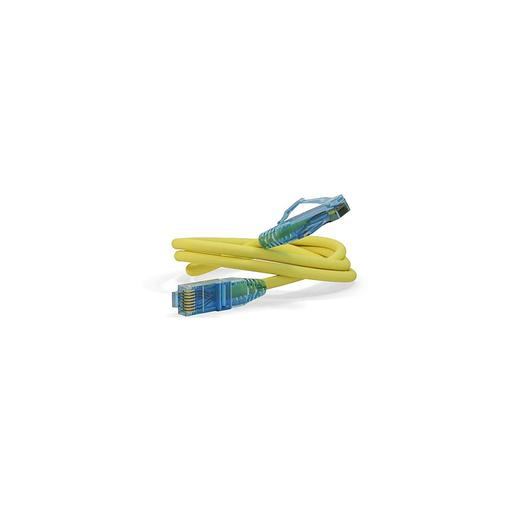 Патч-корд Hyperline PC-LPM-UTP-RJ45-RJ45-C6-2M-LSZH-YL, вилка RJ-45, вилка RJ-45, кат.6, LSZH, 2м, желтый фото 1